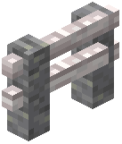 Andesite Pale Oak Fence