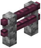 Cobblestone Crimson Fence
