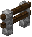 Cobblestone Dark Oak Fence