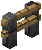 Deepslate Brick Oak Fence