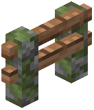 Mossy Cobblestone Jungle Fence