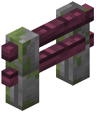 Mossy Stone Crimson Fence