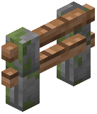 Mossy Stone Jungle Fence