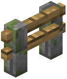 Mossy Stone Oak Fence