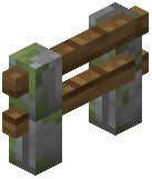 Mossy Stone Spruce Fence