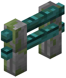 Mossy Stone Warped Fence