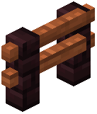 Nether Brick Acacia Fence