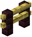 Nether Brick Bamboo Fence