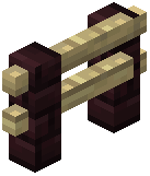 Nether Brick Birch Fence