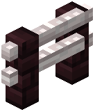 Nether Brick Pale Oak Fence