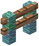Prismarine Jungle Fence
