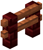 Red Nether Acacia Fence