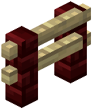 Red Nether Birch Fence