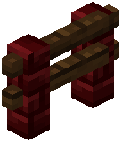Red Nether Dark Oak Fence