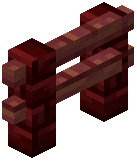 Red Nether Mangrove Fence