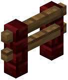 Red Nether Spruce Fence