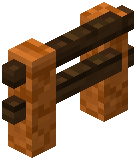 Red Sandstone Dark Oak Fence