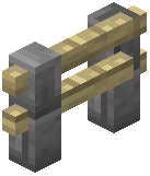 Stone Brick Birch Fence