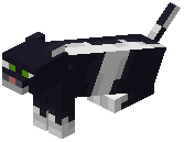 Statue Cat Sit Black (Colored)