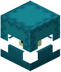 Statue Shulker Cyan