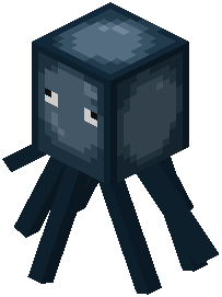 Statue Squid Open (Colored)