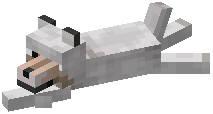 Statue Wolf Ground (Colored)