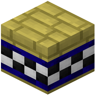Tan Facade Bricks Tiled Blue