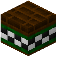 Brown Facade Bricks Tiled Green