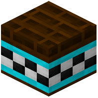 Brown Facade Bricks Tiled Light Blue