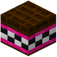 Brown Facade Bricks Tiled Pink