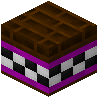 Brown Facade Bricks Tiled Purple