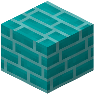 Cyan Facade Bricks