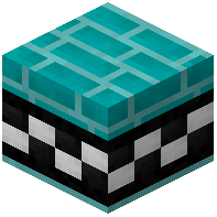 Cyan Facade Bricks Tiled Black