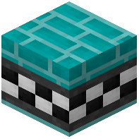 Cyan Facade Bricks Tiled Gray
