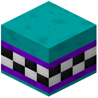 Cyan Facade Wall Tiled Purple