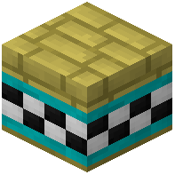 Tan Facade Bricks Tiled Cyan