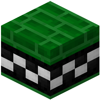 Green Facade Bricks Tiled Black