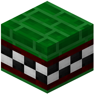 Green Facade Bricks Tiled Brown