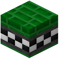 Green Facade Bricks Tiled Gray