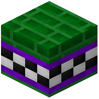 Green Facade Bricks Tiled Magenta