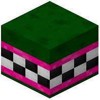 Green Facade Wall Tiled Pink
