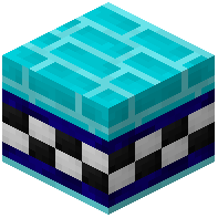 Light Blue Facade Bricks Tiled Blue