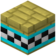 Tan Facade Bricks Tiled Light Blue