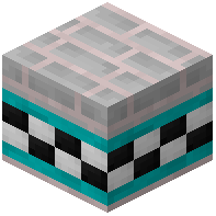 Light Gray Facade Bricks Tiled Cyan
