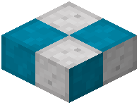 Light blue and White Tile Slab