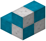Light blue and White Tile Stairs