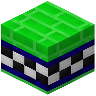 Lime Facade Bricks Tiled Blue