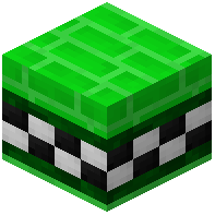 Lime Facade Bricks Tiled Green