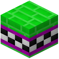 Lime Facade Bricks Tiled Purple