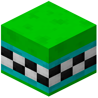 Lime Facade Wall Tiled Cyan